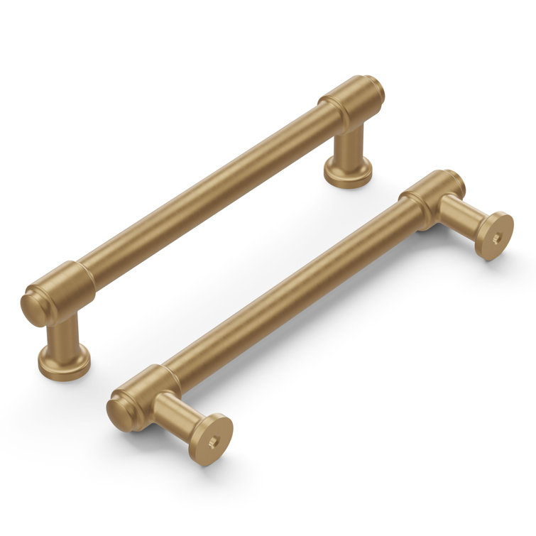 Champagne Bronze 5-1/16" Modern Bar Cabinet Pull