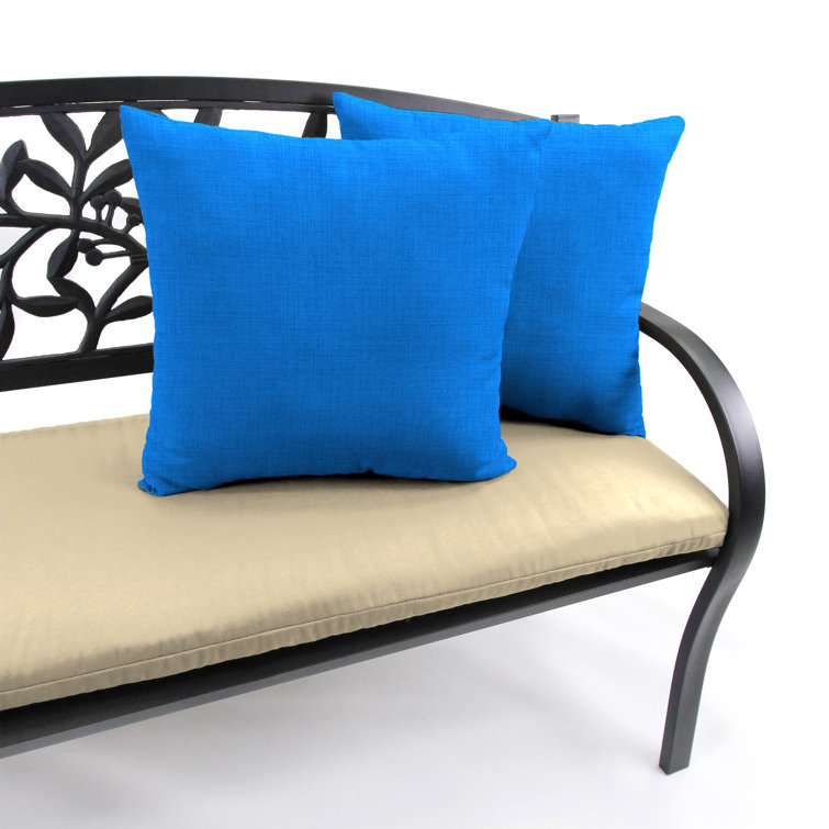 Celosia Princess Blue Rectangular Outdoor Lumbar Pillow Set