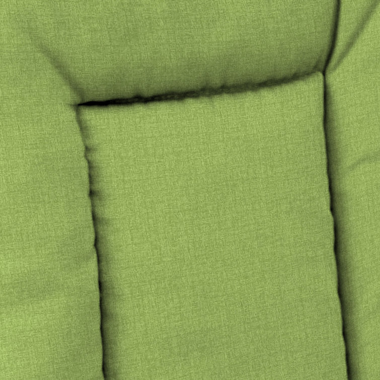 Green Polyester Outdoor Wrought Iron Chair Cushion