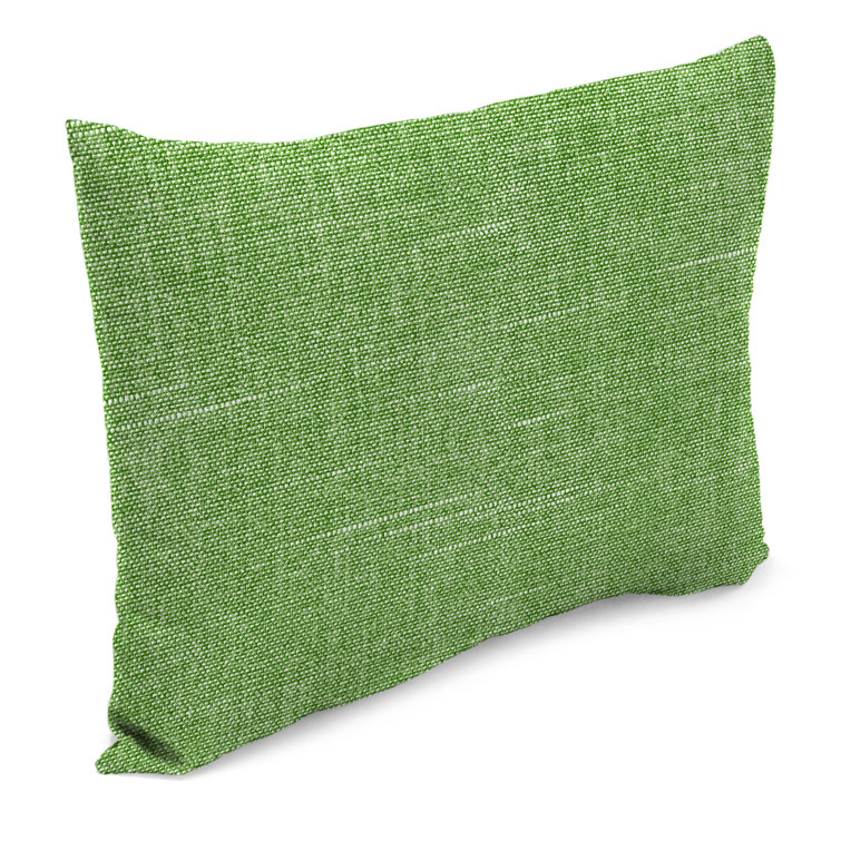 Tory Palm Green Rectangular Outdoor Lumbar Throw Pillow Set