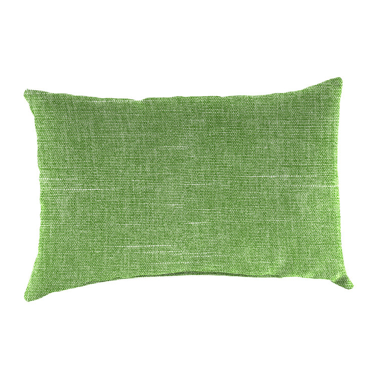 Tory Palm Green Rectangular Outdoor Lumbar Throw Pillow Set