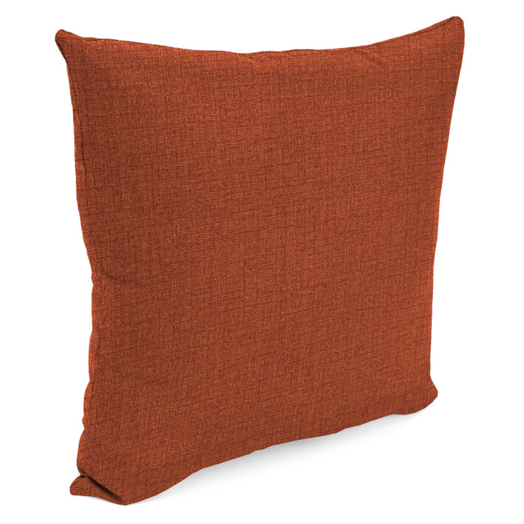 18" x 18" Brick Red Outdoor Throw Pillow Set