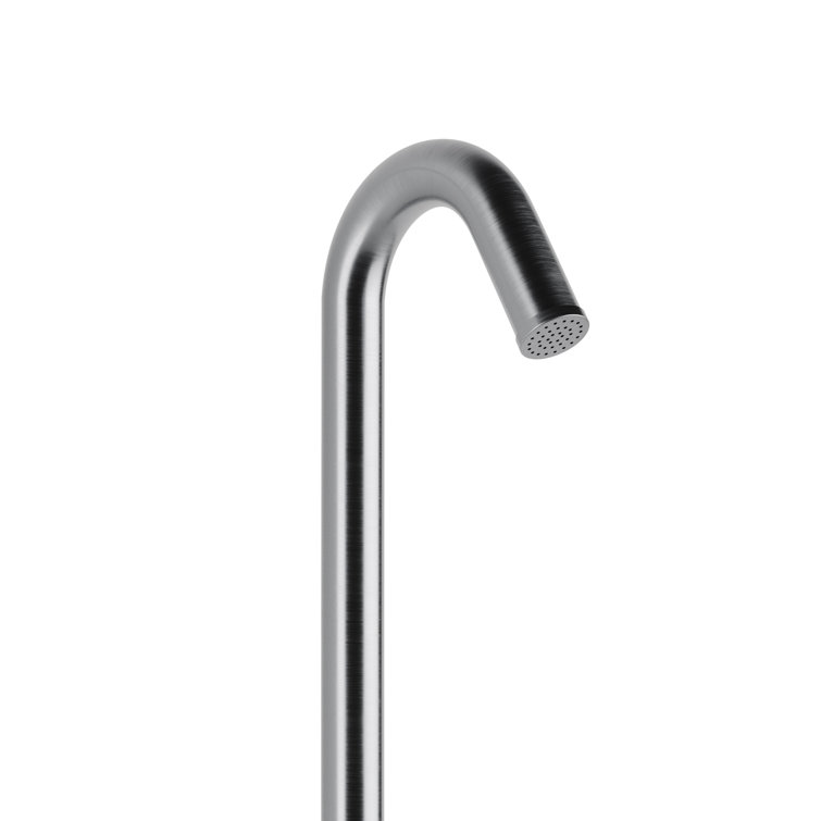 PULSE ShowerSpas Wave 1-Spray Brushed Stainless Steel Outdoor Shower Faucet System