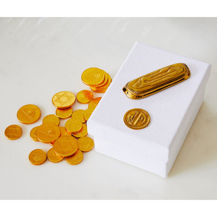 Jonathan Adler Gold Brass Modern Mezuzah