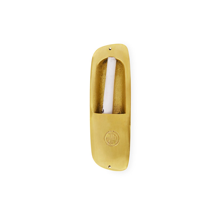 Jonathan Adler Gold Brass Modern Mezuzah