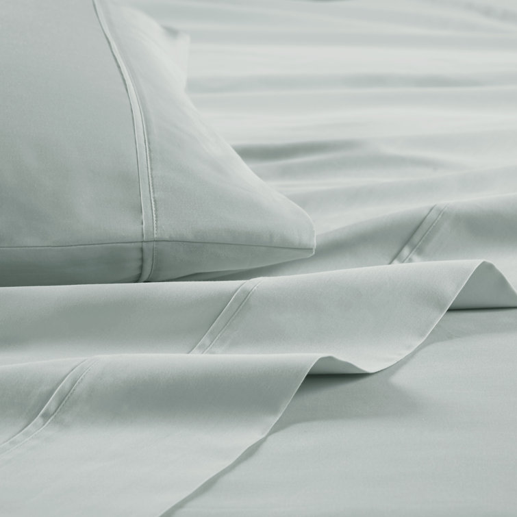 Aqua Organic Cotton King Deep Pocket Sheet Set
