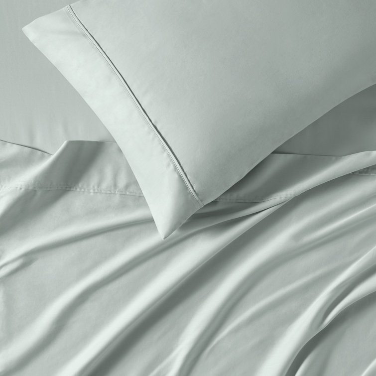 Aqua Organic Cotton King Deep Pocket Sheet Set