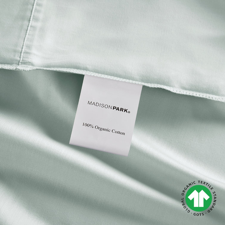 Aqua Organic Cotton King Deep Pocket Sheet Set