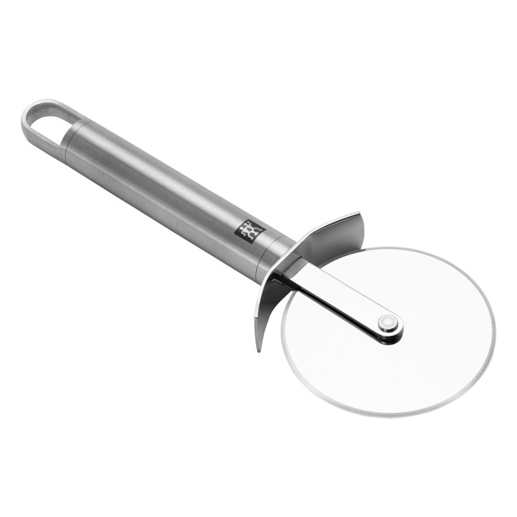 Stainless Steel Ergonomic Pizza Cutter with Finger Guard