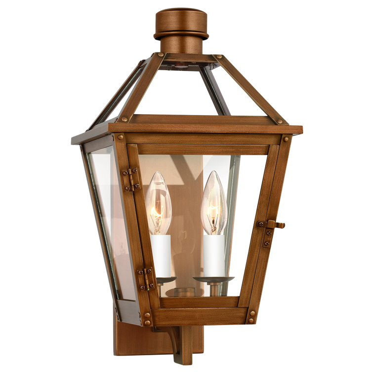 Hyannis 16.25" Natural Copper Lantern Wall Sconce