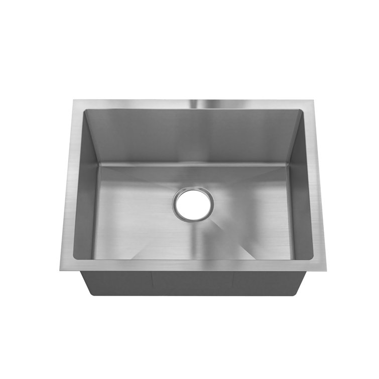 Sinber 23" Stainless Steel Drop-in Single Bowl Kitchen Sink