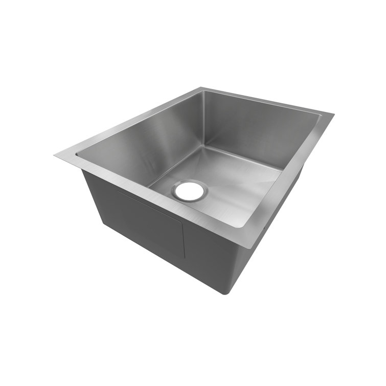 Sinber 23" Stainless Steel Drop-in Single Bowl Kitchen Sink