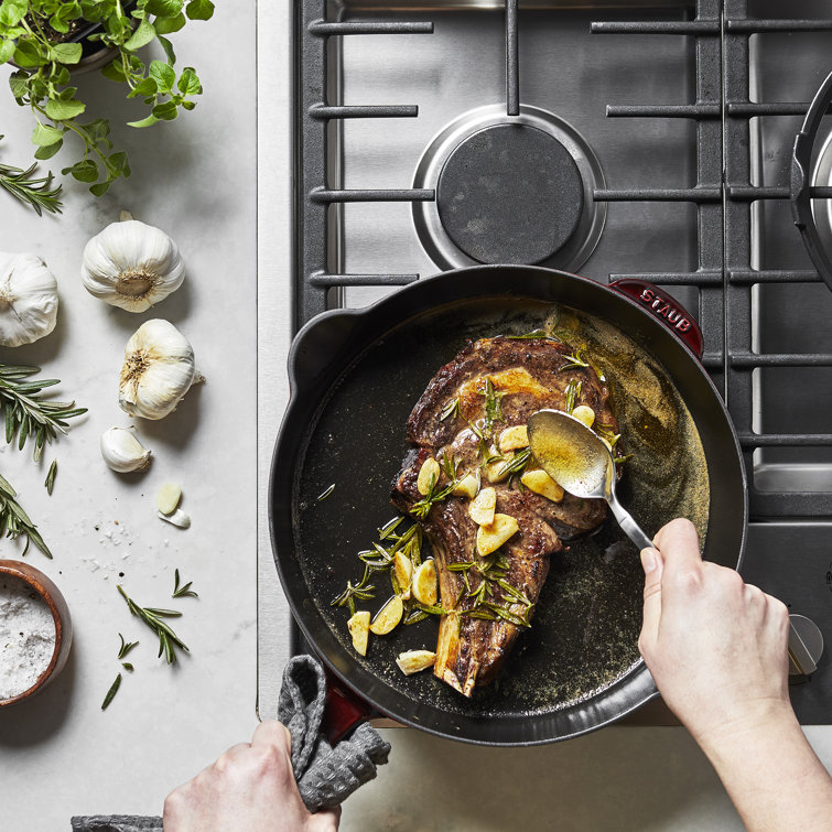 Staub Yellow Enameled Cast Iron 11-inch Traditional Skillet