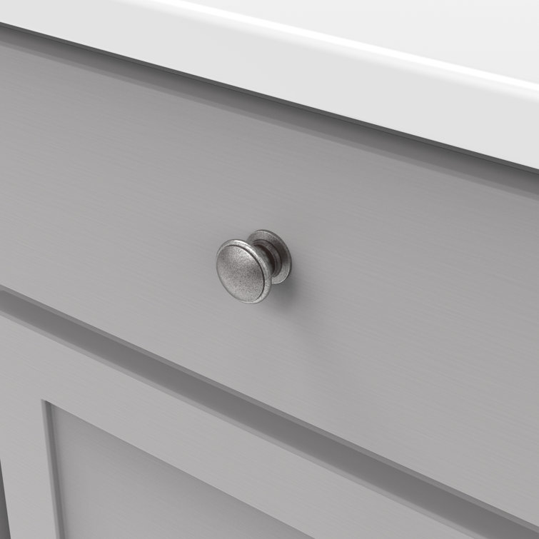 Black Nickel Oil Rubbed Mushroom Cabinet Knob 1-1/4 Inch