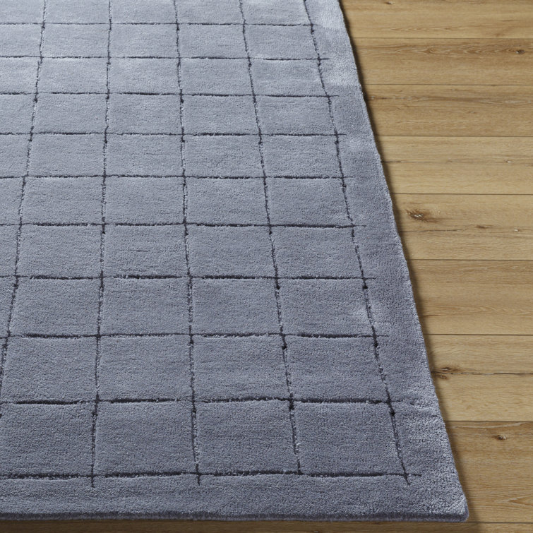 Mallory Blue Hand Tufted Wool 8' x 10' Area Rug