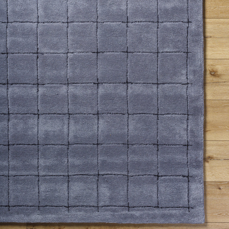 Mallory Blue Hand Tufted Wool 8' x 10' Area Rug