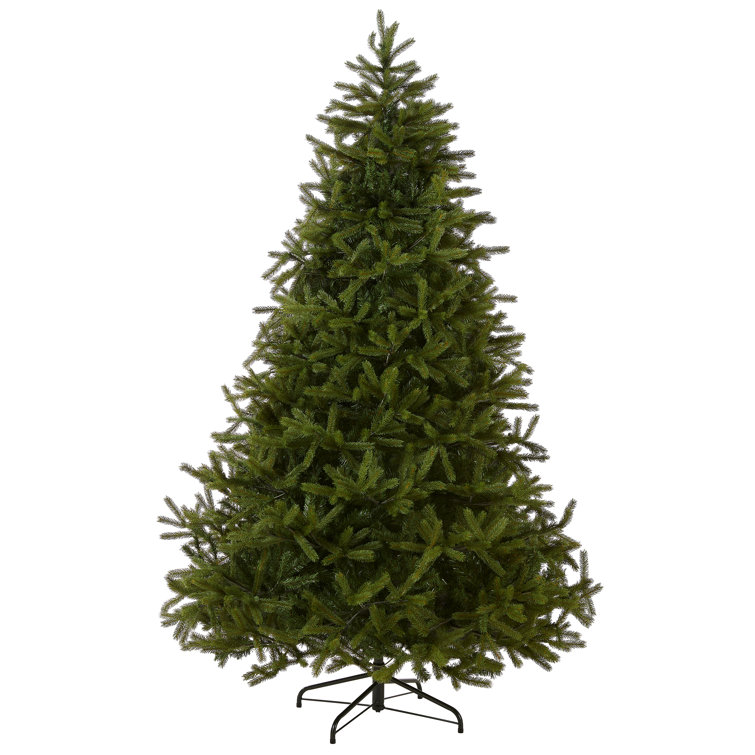 7.5' Green Norway Fir Artificial Christmas Tree with Lights
