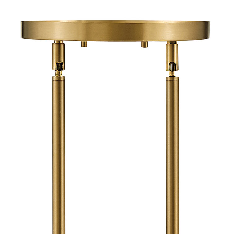 Alchemy Tapered Globe 16-Light Lacquered Brass Cage Chandelier