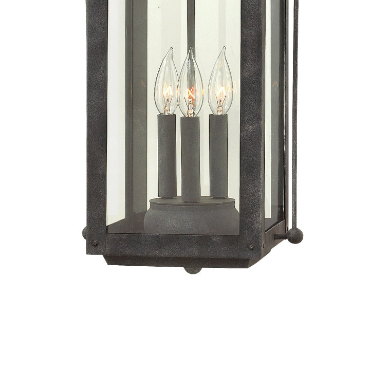 Anchorage 23.75" Aged Zinc LED Outdoor Hanging Lantern