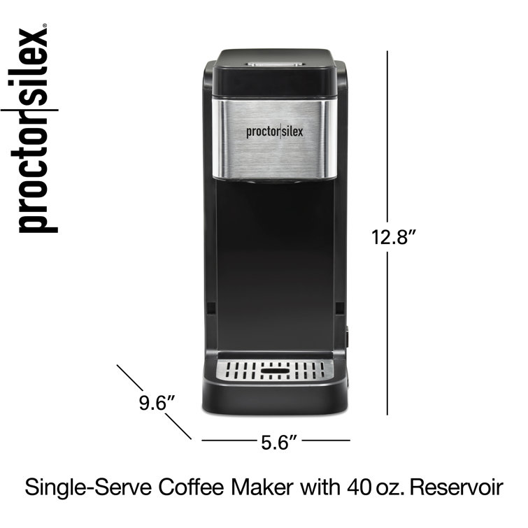 Proctor Silex Single-Serve Coffee Maker with 40 oz Reservoir