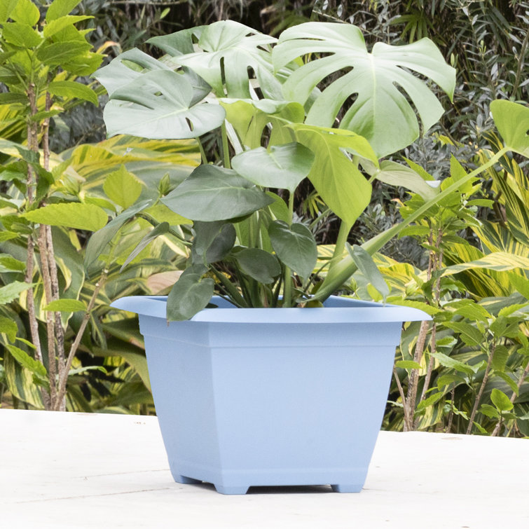 Dayton Ocean Blue 15" Recycled Plastic Planter Box
