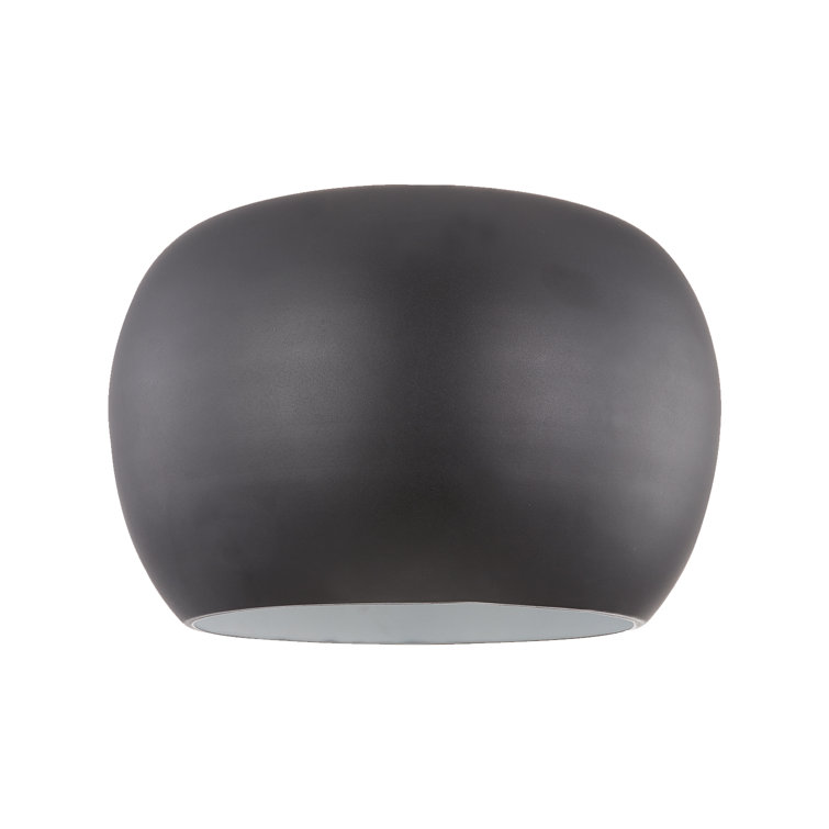 Croft Duo-Toned Matte Black and White LED Flush Mount