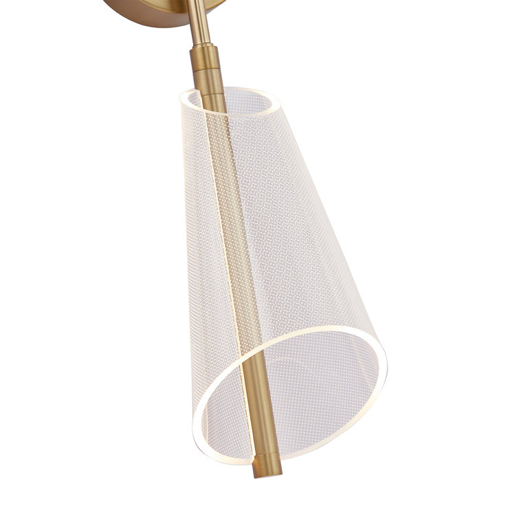 Mulberry 28.63" Gold Dimmable LED Wall Sconce