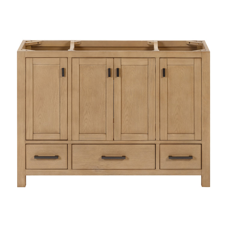 Modero 48" Brushed Oak Single Bathroom Vanity Base