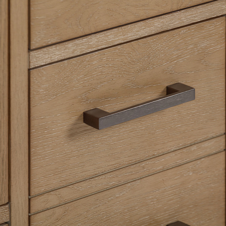 Modero 60'' Brushed Oak Double Freestanding Vanity Base