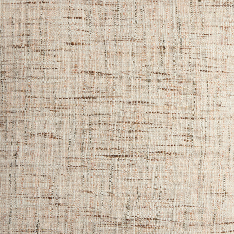 Durand Natural Linen Reversible Throw Pillow