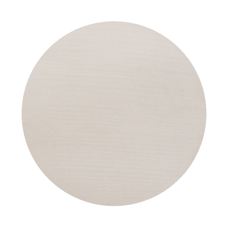 White Lava Stone and Iron Round Bar Table