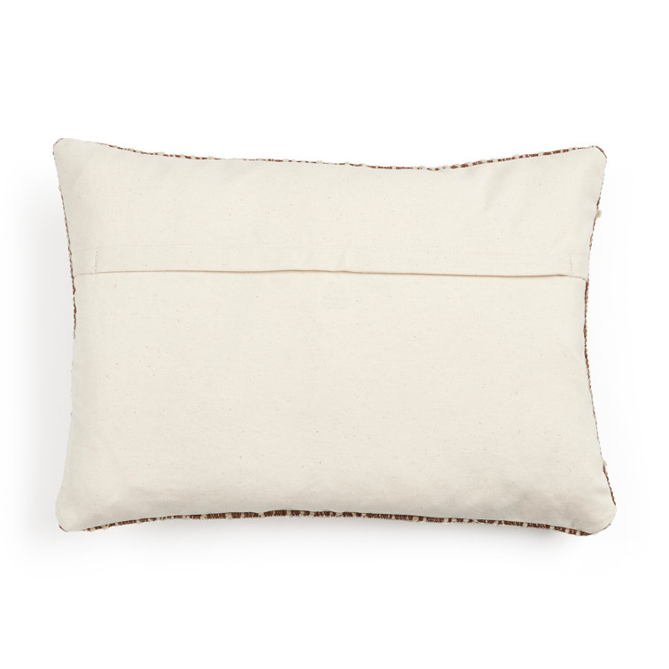 Four Hands HANDWOVEN STRIPE WOOL Striped Down Throw Pillow