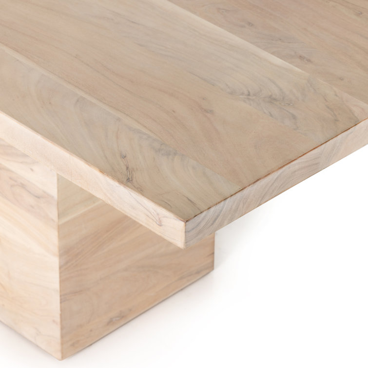 Ridley Natural Grain Solid Acacia Wood Dining Table