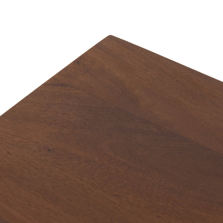 Brown Wash Solid Wood Rectangular Dining Table for Eight
