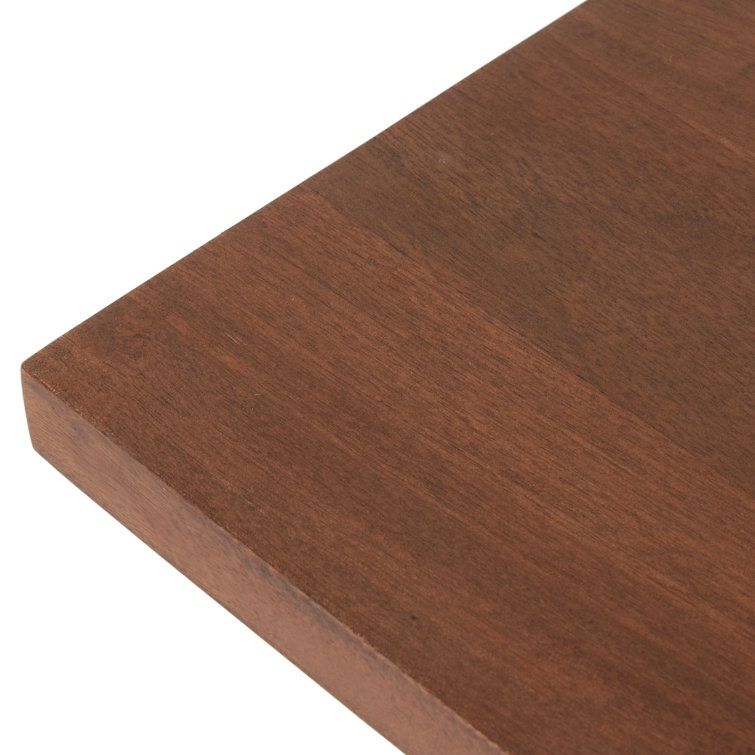 Brown Wash Solid Wood Rectangular Dining Table for Eight