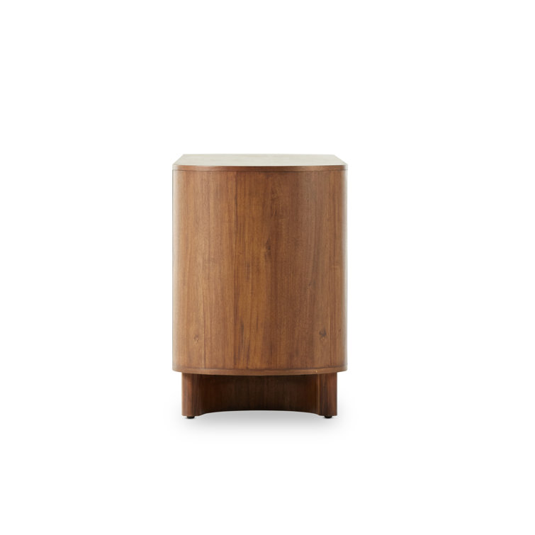 Paden 94'' Dark Brown Acacia Wood Sideboard