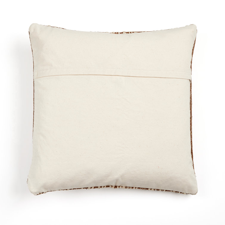 Four Hands HANDWOVEN STRIPE WOOL Striped Down Throw Pillow