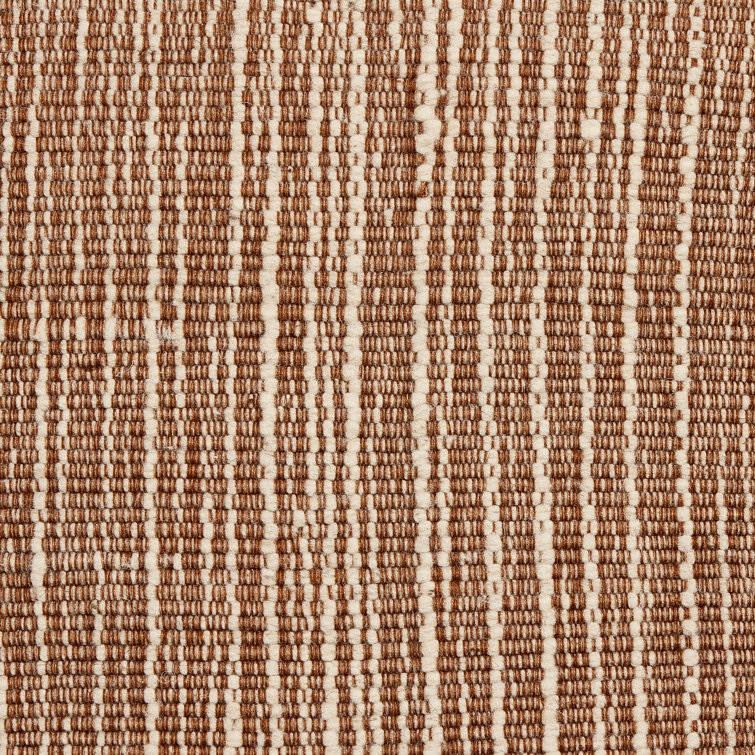 Four Hands HANDWOVEN STRIPE WOOL Striped Down Throw Pillow