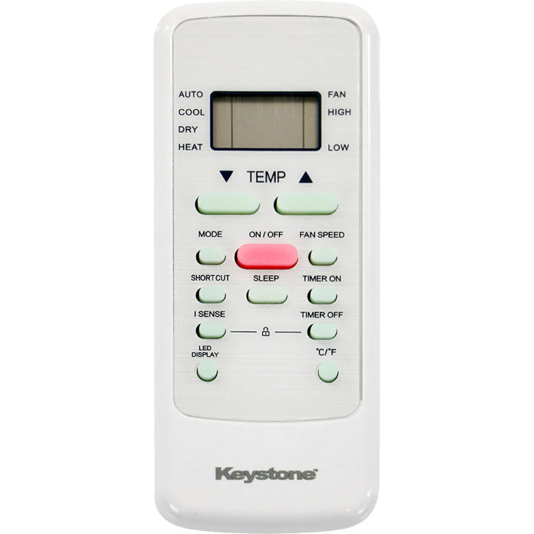 Keystone 8000 BTU White Through-the-Wall Air Conditioner with Remote