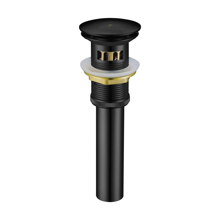 Matte Black Solid Brass Single Hole Bathroom Faucet