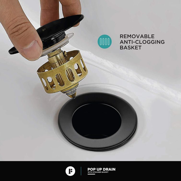 Matte Black Solid Brass Single Hole Bathroom Faucet