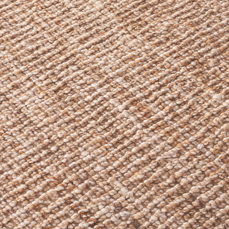 Natural Ivory Hand-Knotted Jute 8' x 10' Rug