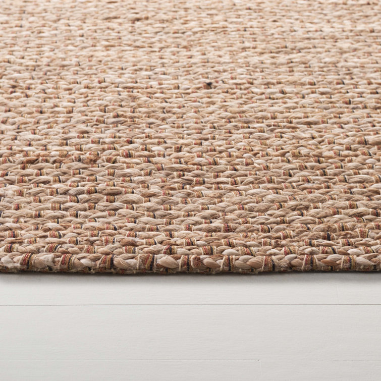 Natural Elegance 8' x 10' Hand-Knotted Wool and Synthetic Blend Area Rug