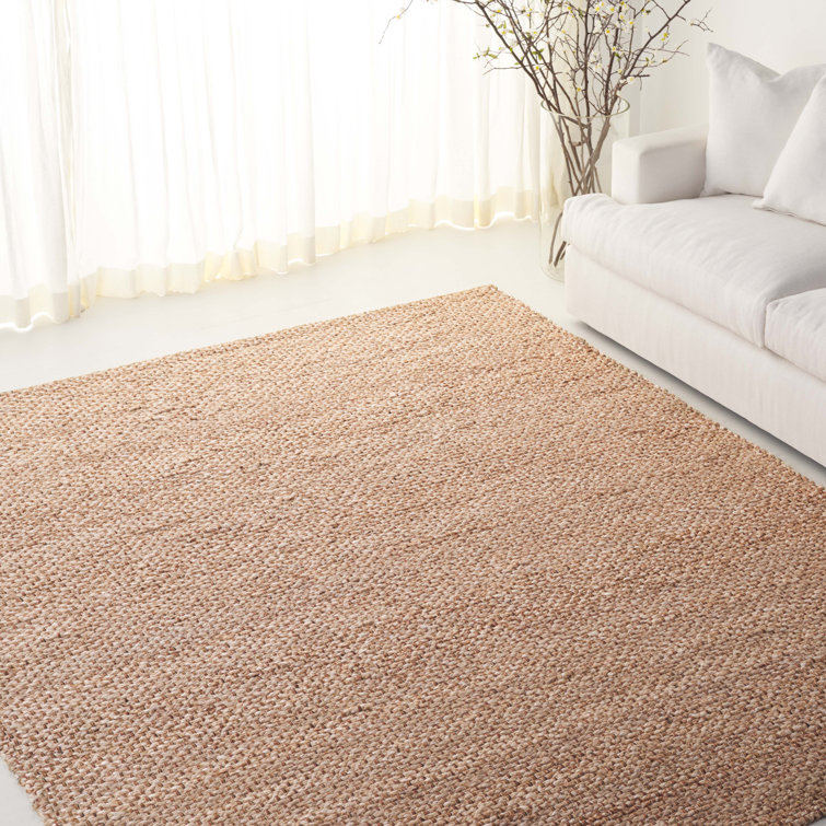 Natural Elegance 8' x 10' Hand-Knotted Wool and Synthetic Blend Area Rug