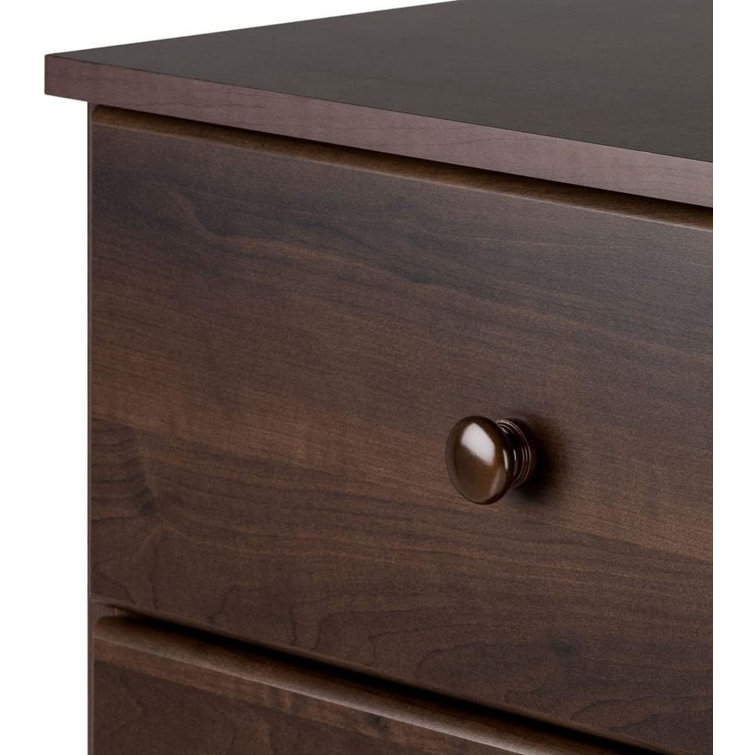 Astrid Espresso 4-Drawer Vertical Wood Dresser