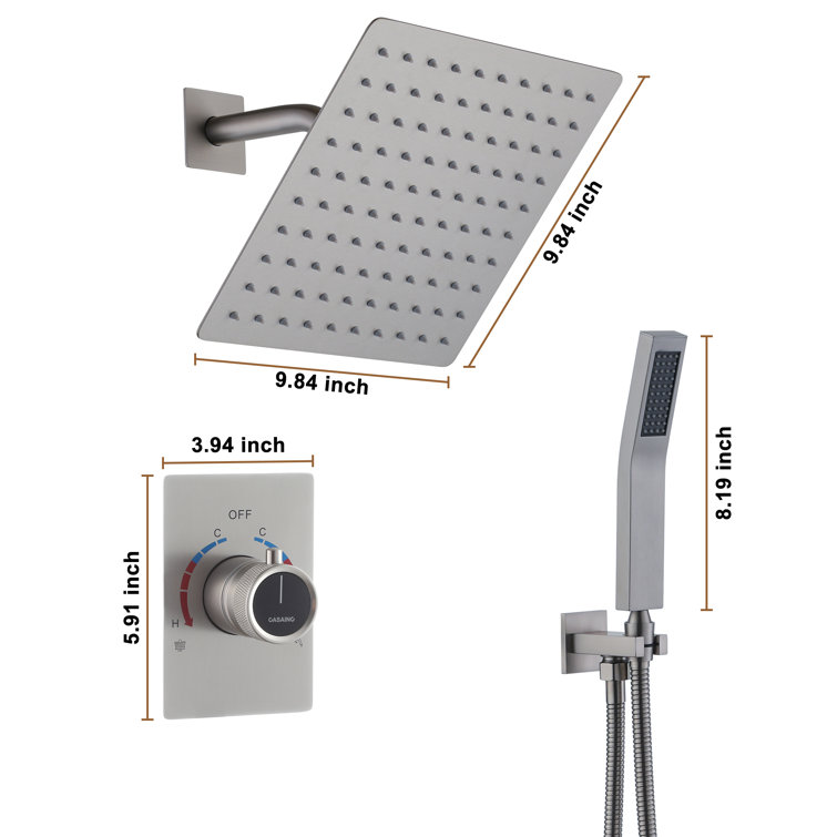 Pressure-Balanced (Temperature And Volume) All-In-One Kit with Rough in-Valve