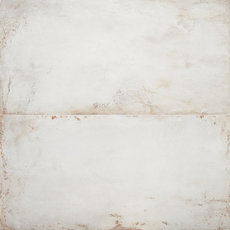Large Format White Matte Porcelain Floor and Wall Tile