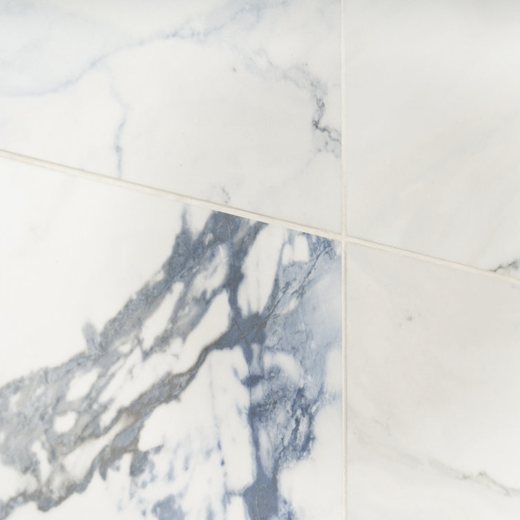 Calacatta Cyanic 12x24 Matte Porcelain Wall and Floor Tile