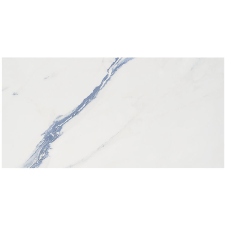 Calacatta Cyanic 12x24 Matte Porcelain Wall and Floor Tile