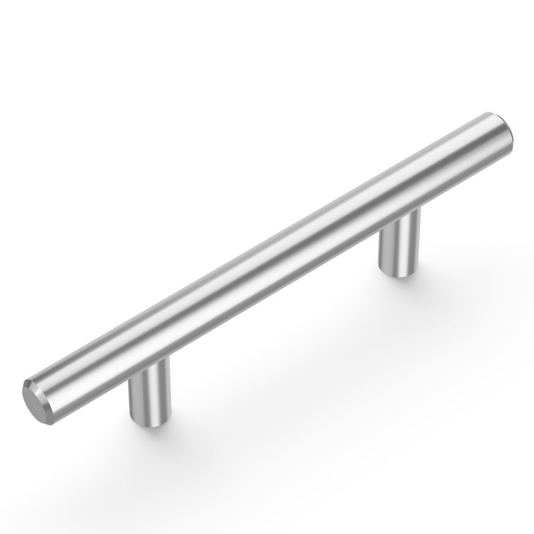 Chrome 3-Inch Solid Metal Bar Pulls